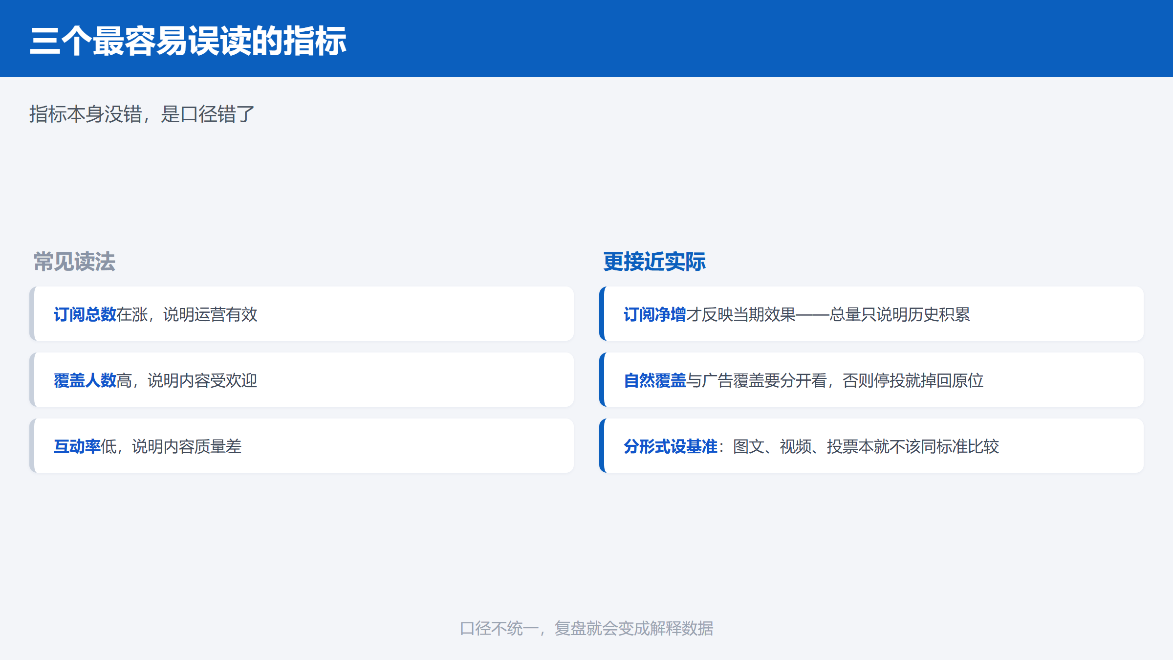 三个最容易误读的VK主页指标
